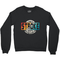 Stroke Survivor Retro Awareness Crewneck Sweatshirt | Artistshot