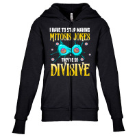 Mitosis Biology Science Youth Zipper Hoodie | Artistshot