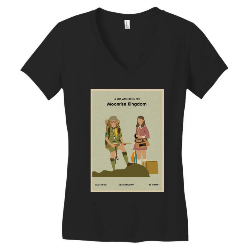 Moonrise Kingdom Women's V-Neck T-Shirt by cm-arts | Artistshot