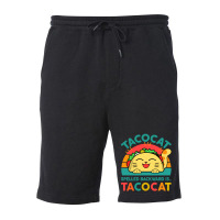 Taco Cat Cute Fleece Short | Artistshot