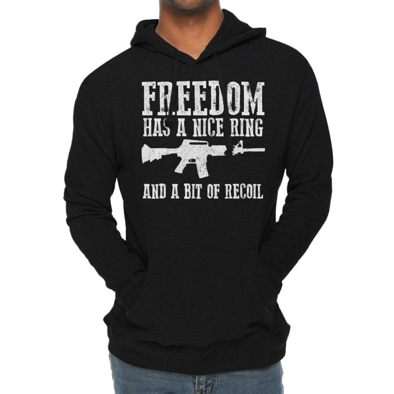 Awesome Freedom Has A Nice Ring And A Bit Of Recoil Sweatshirt Lightweight Hoodie by cm-arts | Artistshot