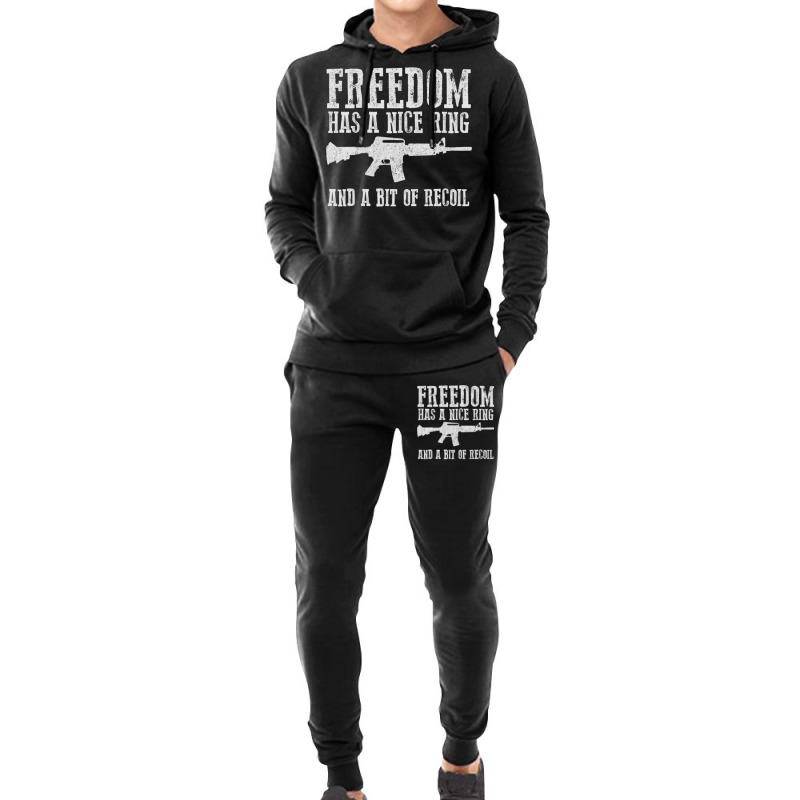 Awesome Freedom Has A Nice Ring And A Bit Of Recoil Sweatshirt Hoodie & Jogger set by cm-arts | Artistshot