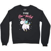 Type Onederful Shirt Type 1 Diabetes Awareness Unicorn T Shirt Crewneck Sweatshirt | Artistshot