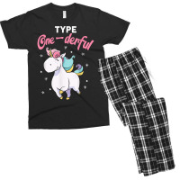 Type Onederful Shirt Type 1 Diabetes Awareness Unicorn T Shirt Men's T-shirt Pajama Set | Artistshot