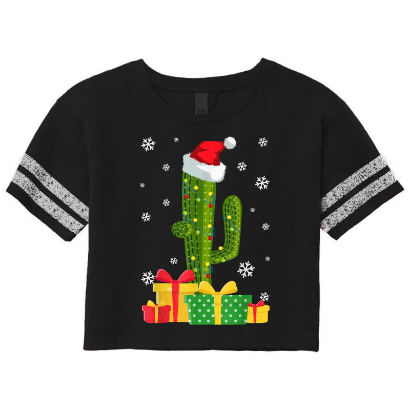 Christmas Lights Cactus Lover Funny Gifts Family Matchings T Shirt Scorecard Crop Tee by nealegmruland1 | Artistshot