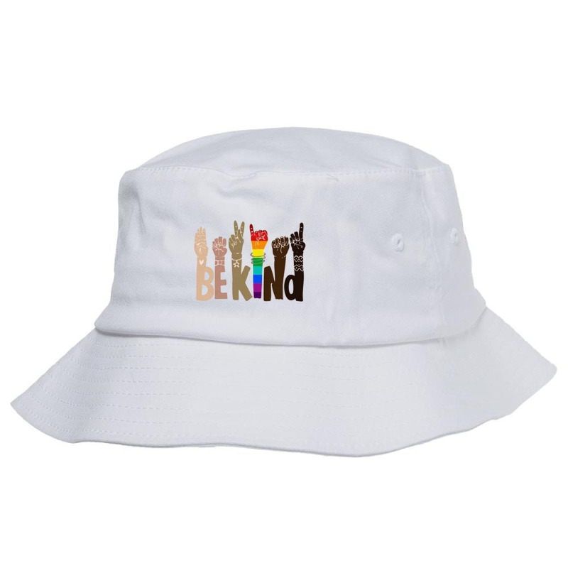 Be Kind Rainbow Shirt Be Kind Sign Language Shirt Be Kind Shirt Lgbt S Bucket Hat by TERRANCECOTT | Artistshot