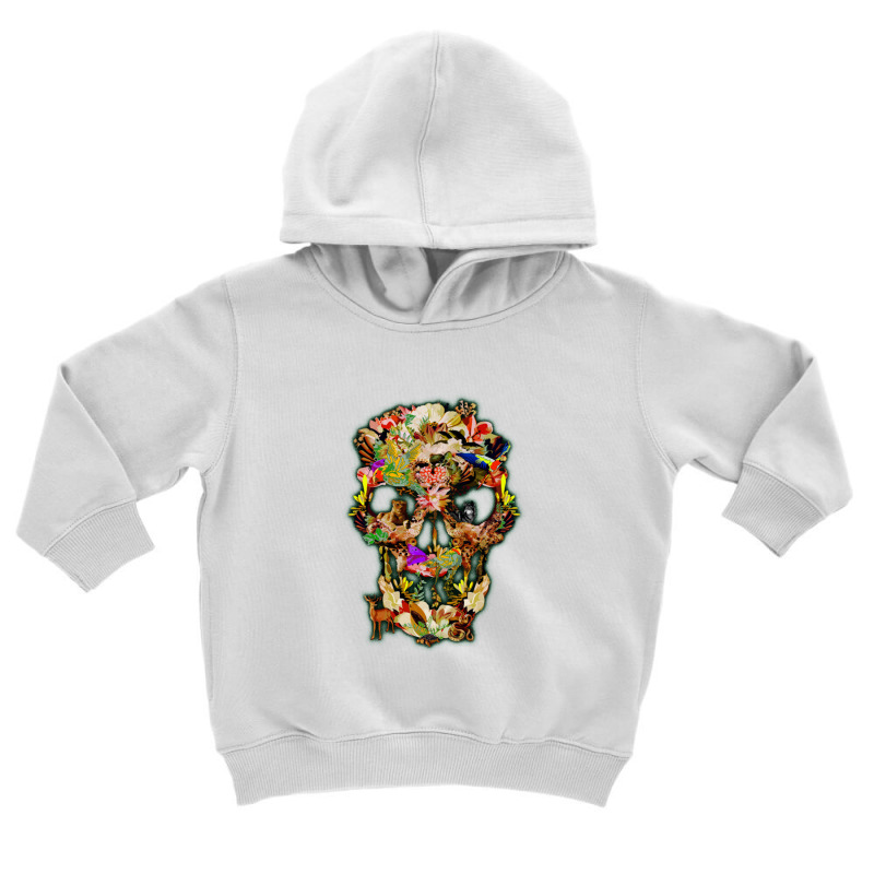 United Animal Kingdom Sugar Skull   Day Of The Dead Toddler Hoodie by sepulohsepuluh | Artistshot