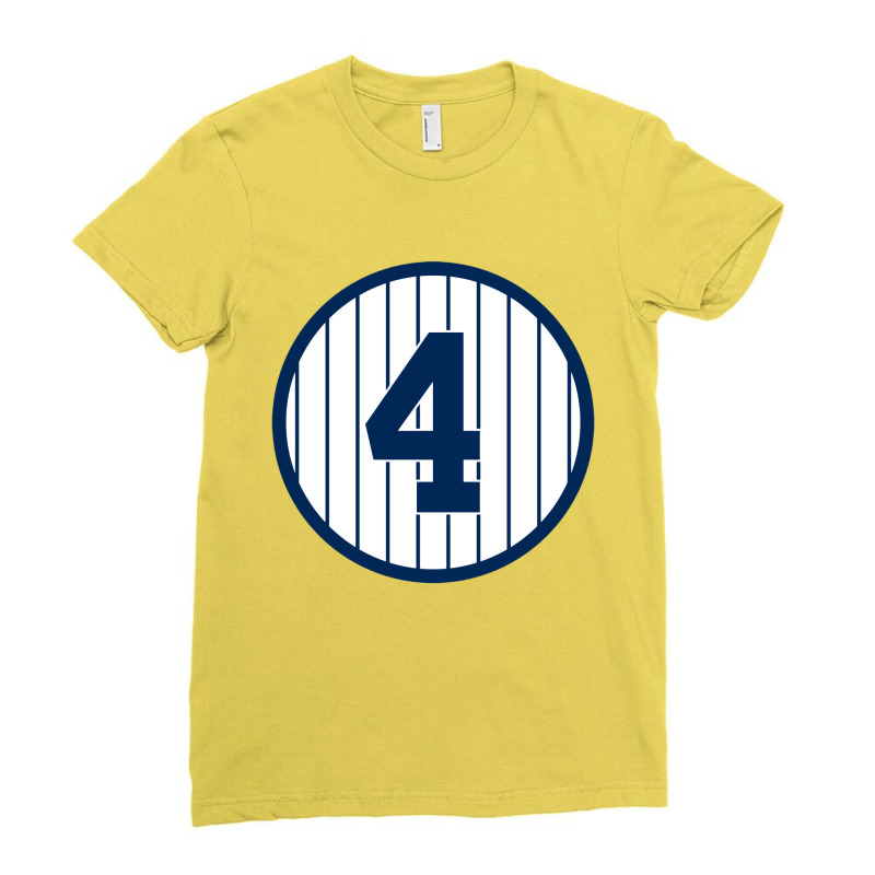 Lou Gehrig #4 Merch Legend Ladies Fitted T-Shirt by bianedorria | Artistshot