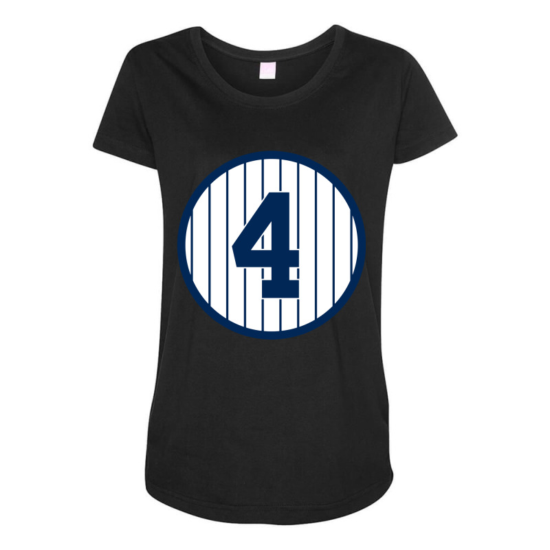 Lou Gehrig #4 Merch Legend Maternity Scoop Neck T-shirt by bianedorria | Artistshot