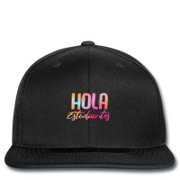 Hola Estudiantes Spanish Teacher Back To School Printed Hat | Artistshot