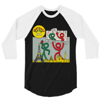 Atcq Abstrack Radio With Q-tip 3/4 Sleeve Shirt | Artistshot