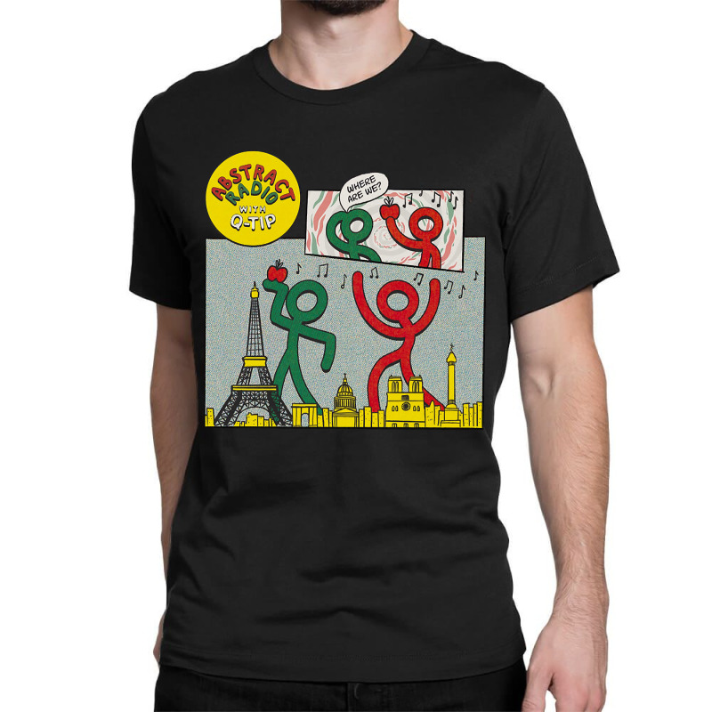 Atcq Abstrack Radio With Q-tip Classic T-shirt by Kanmopsuk45 | Artistshot