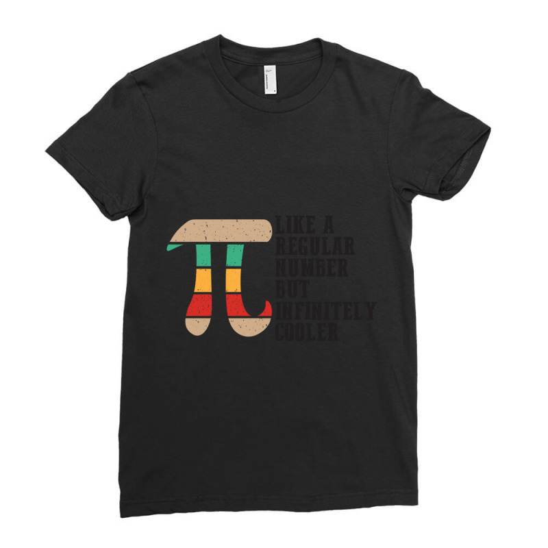 Like A Regular Number But Infinitely Cooler Funny Great Idea For Gift Ladies Fitted T-Shirt by cm-arts | Artistshot