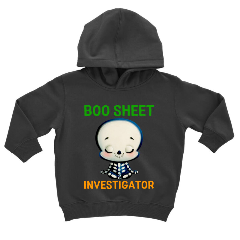 Boo Sheet Investigator Halloween Men Toddler Hoodie by CRV | Artistshot