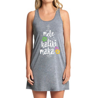 Mele Kalikimaka Christmas Tree Hawaiian Hawaii Xmas Tank Dress | Artistshot