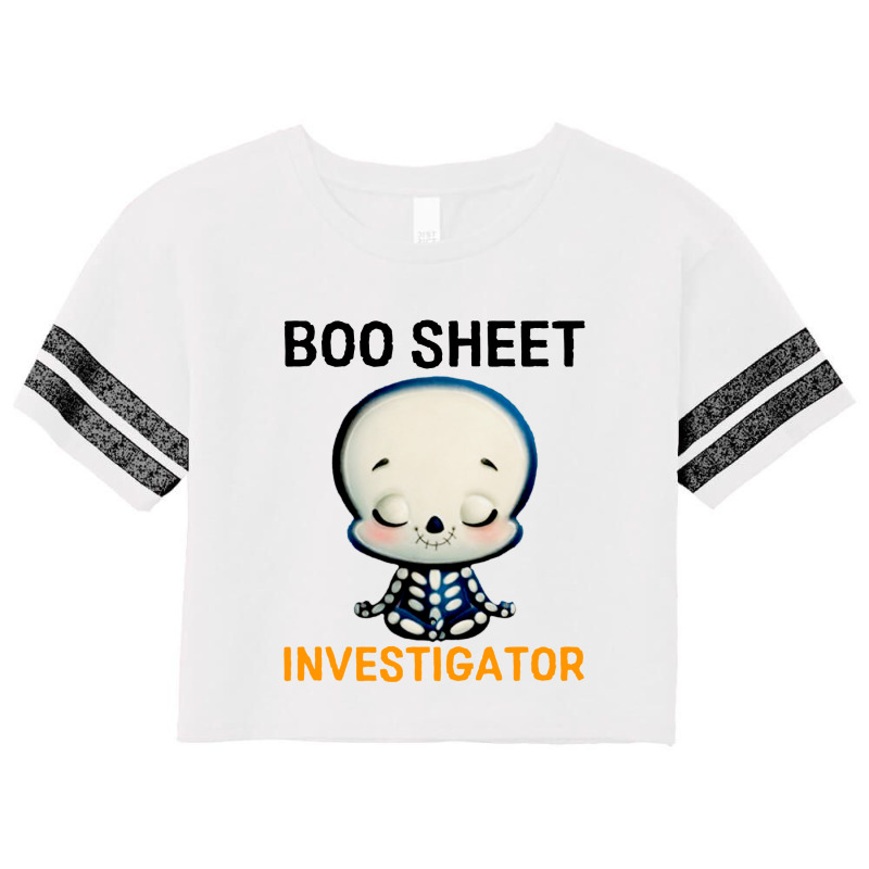 Boo Sheet Investigator Halloween Men Scorecard Crop Tee by CRV | Artistshot