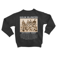 Harlem Hellfighters Vintage Black History Wwi Wwii Military Toddler Sweatshirt | Artistshot