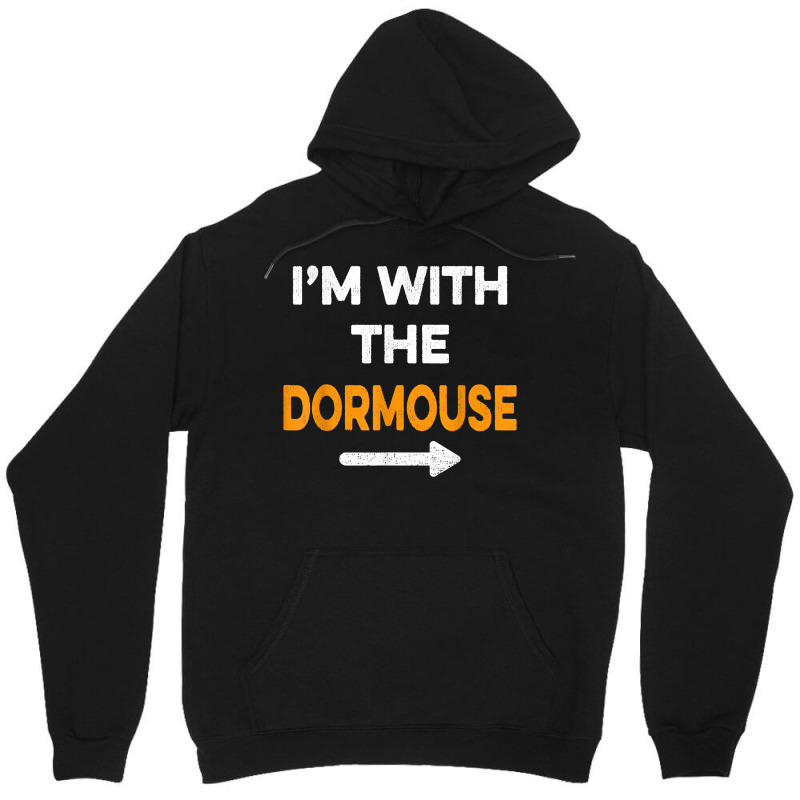 I'm With The Dormouse Easy Cheap Matching Halloween Costume T Shirt Unisex Hoodie by cm-arts | Artistshot