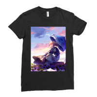 Violet Evergarden Kimi No Na Wa Violet Evergarden Parasol Violet Everg Ladies Fitted T-shirt | Artistshot