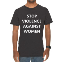 Stop Violence Against Women Vintage T-shirt | Artistshot