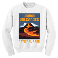 Hawaii Volcanoes National Park Big Island Retro Graphic Pullover Hoodi Youth Sweatshirt | Artistshot