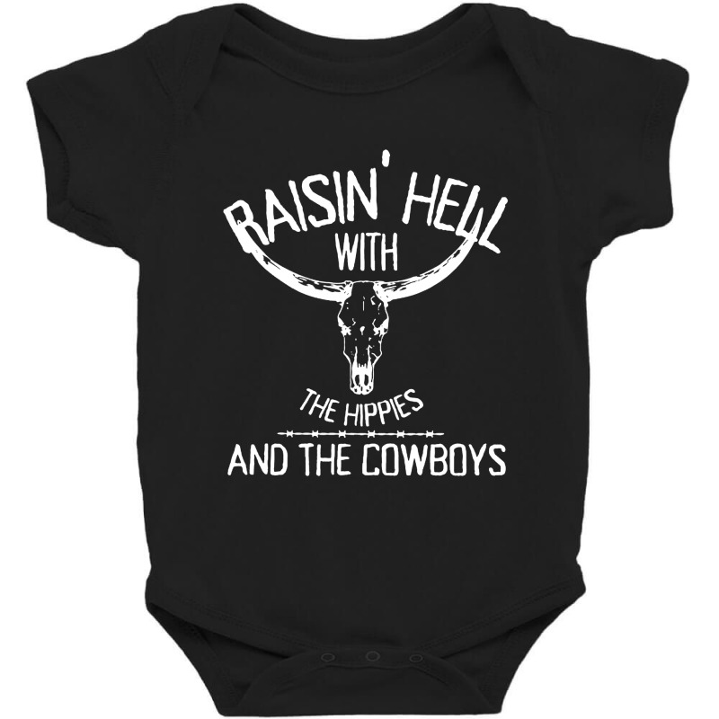 The Hippies And Cowboys Baby Bodysuit | Artistshot