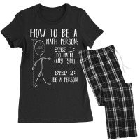 How To Be A Math Person Equation Calculation Lover Quotes Women's Pajamas Set | Artistshot