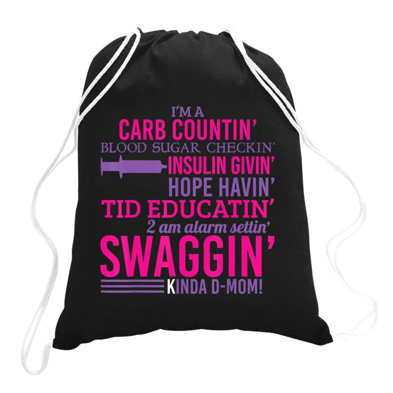 T1d Diabetic Type 1 Diabetes Awareness Men Women Kid Drawstring Bags | Artistshot