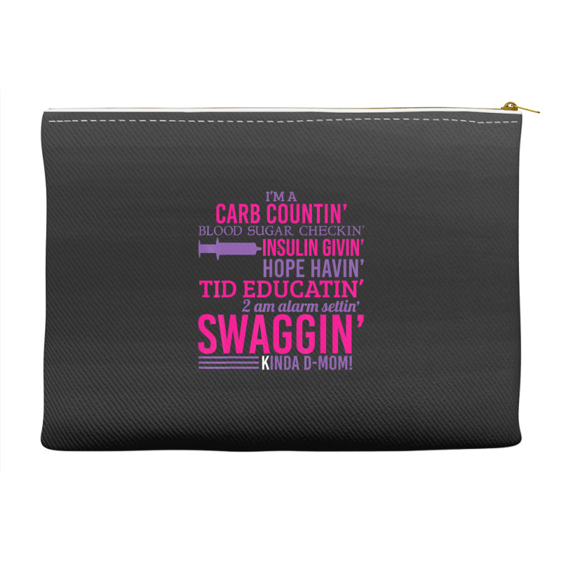 T1d Diabetic Type 1 Diabetes Awareness Men Women Kid Accessory Pouches | Artistshot