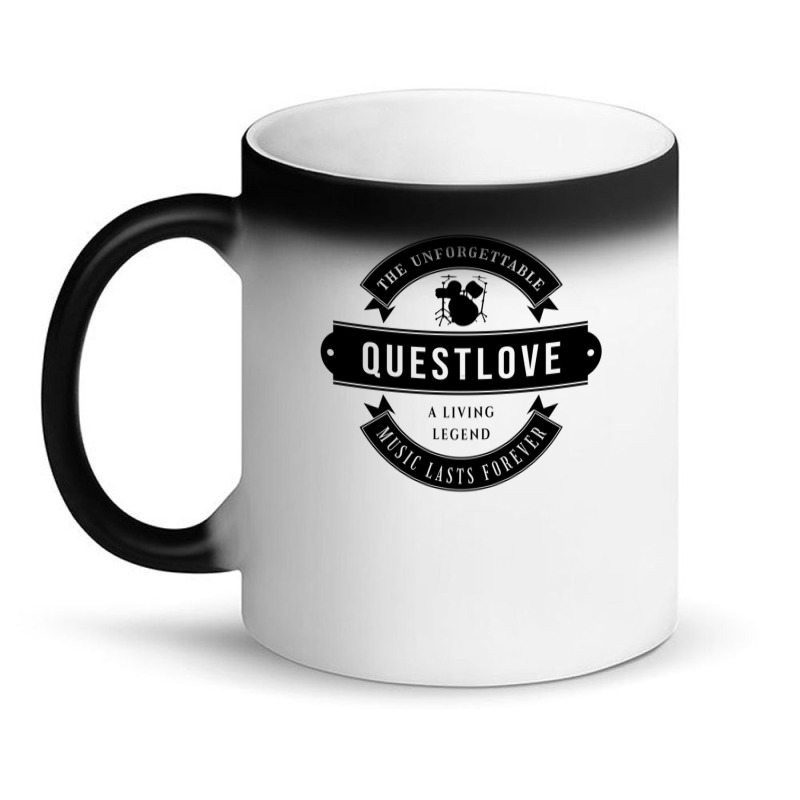 Questlove The Unforgettable Music Lasts Forever Search Twice For Ripmu Magic Mug | Artistshot