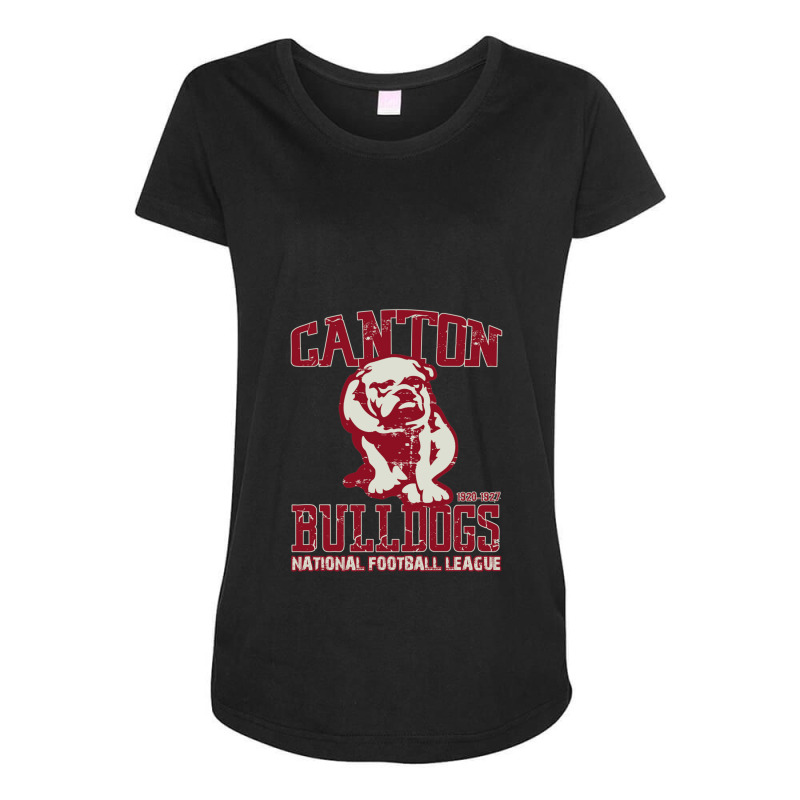 Canton Bulldogs Maternity Scoop Neck T-shirt | Artistshot