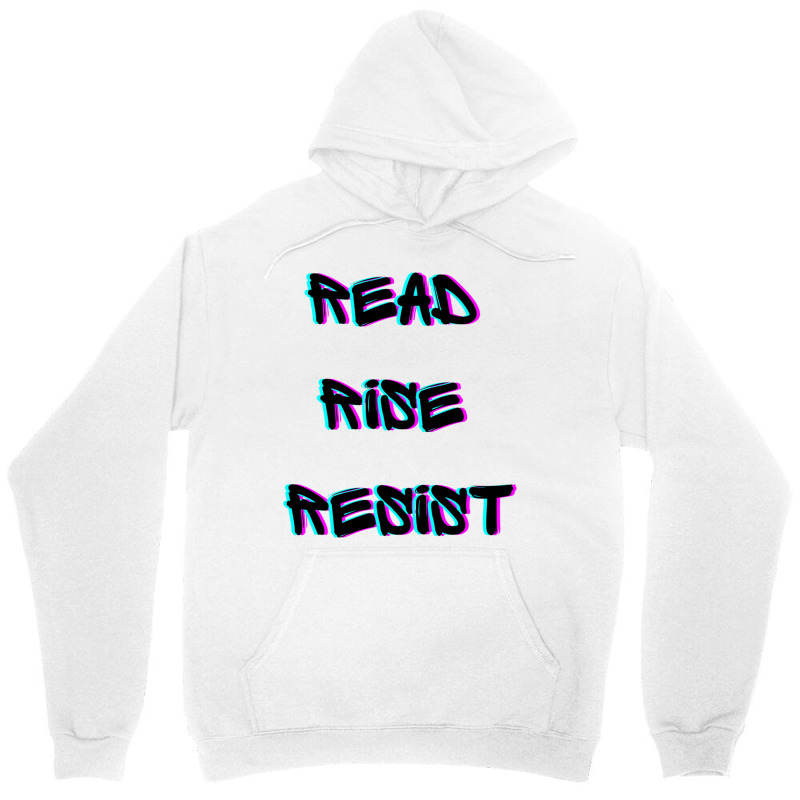 Read Rise Resist Hand Drawn Apparel And Accessories At Discounted Pric Unisex Hoodie | Artistshot