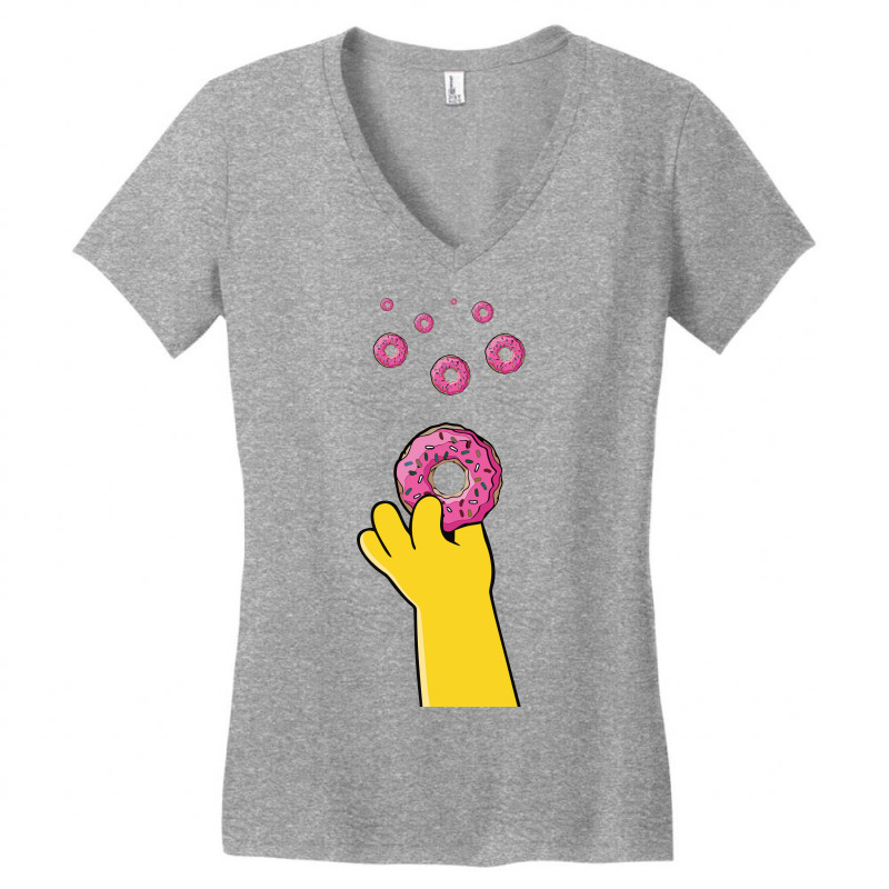 Homer Donuts Women's V-neck T-shirt | Artistshot