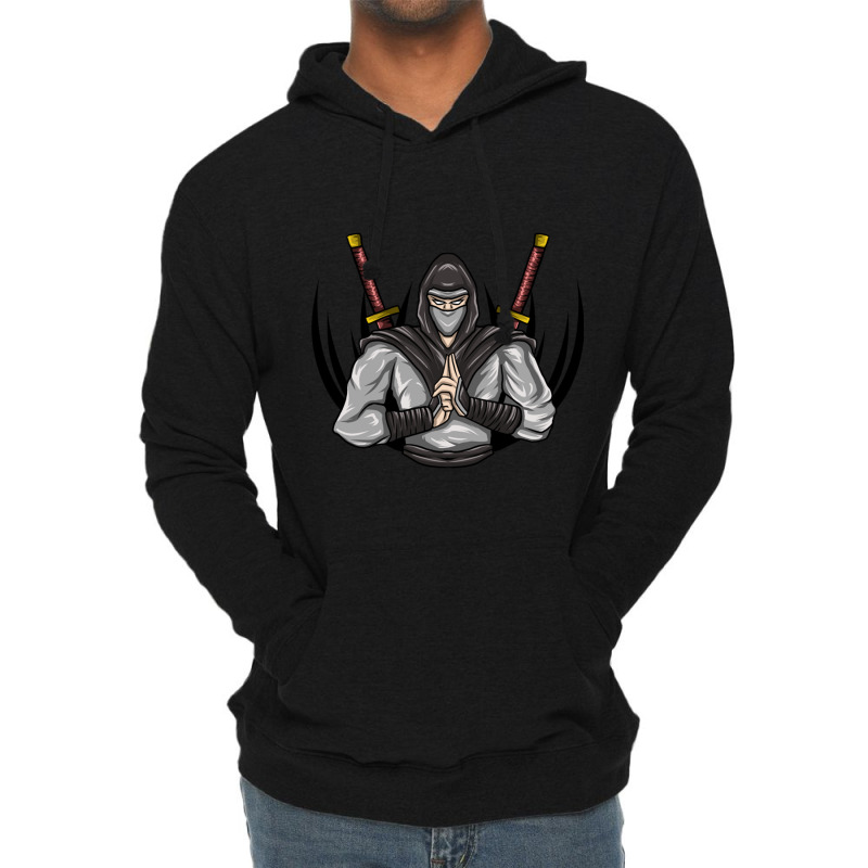 Ninja-2 Lightweight Hoodie by ERNIEHERNANDEZ | Artistshot