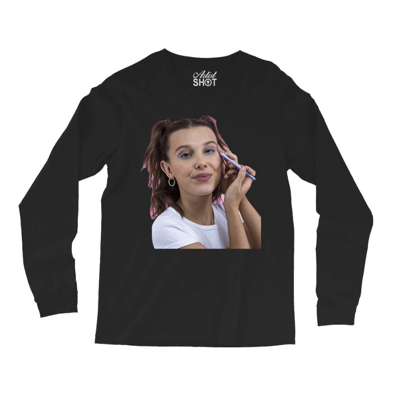 Great Model Millie Bobby Great Model Brown Florence More Then Awesome Long Sleeve Shirts | Artistshot