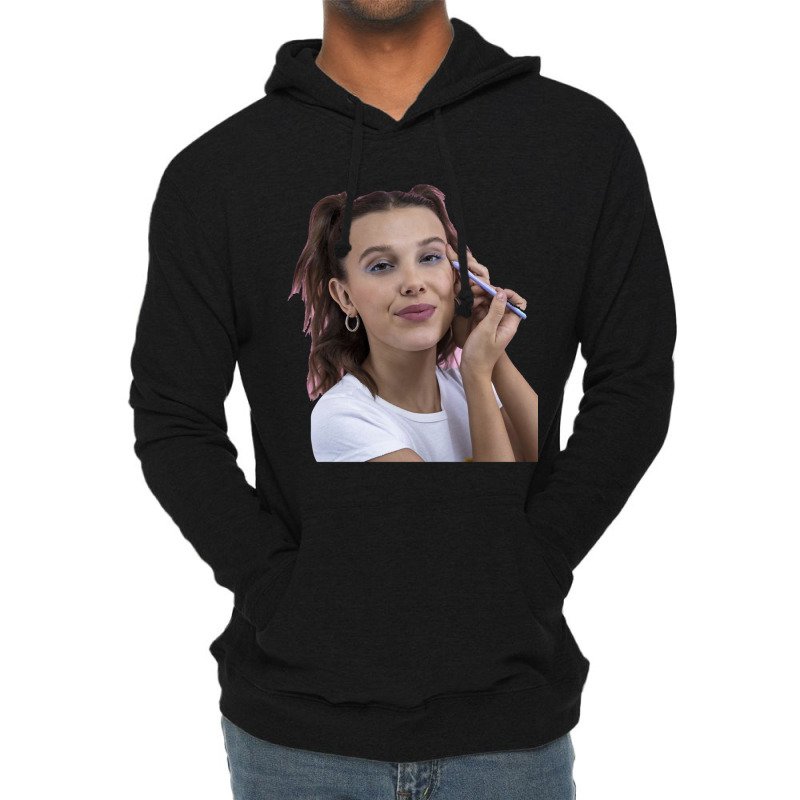 Great Model Millie Bobby Great Model Brown Florence More Then Awesome Lightweight Hoodie | Artistshot