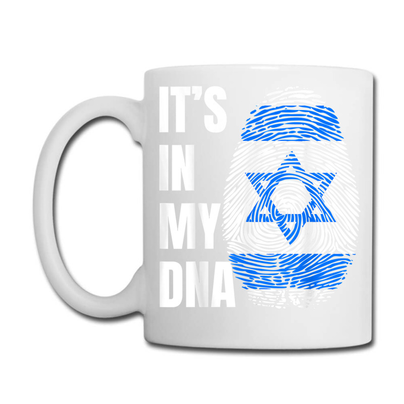 Fingerprint Dna Biometry Israel Flag T Shirt Coffee Mug by cm-arts | Artistshot