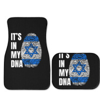 Fingerprint Dna Biometry Israel Flag T Shirt Full Set Car Mats | Artistshot