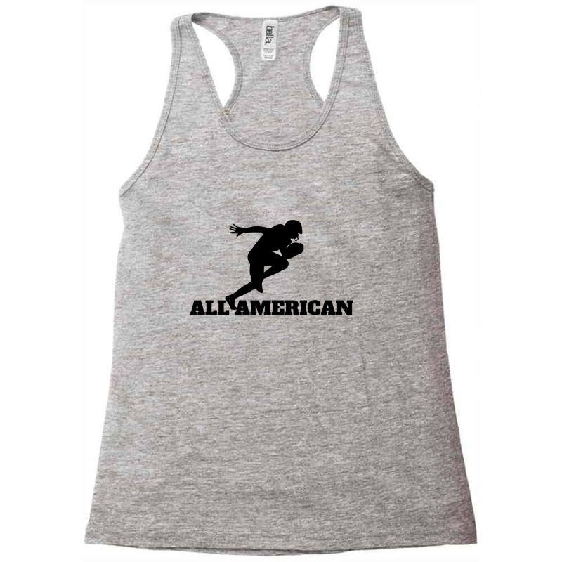 All American Football Running Back Racerback Tank by LyndiaToma | Artistshot