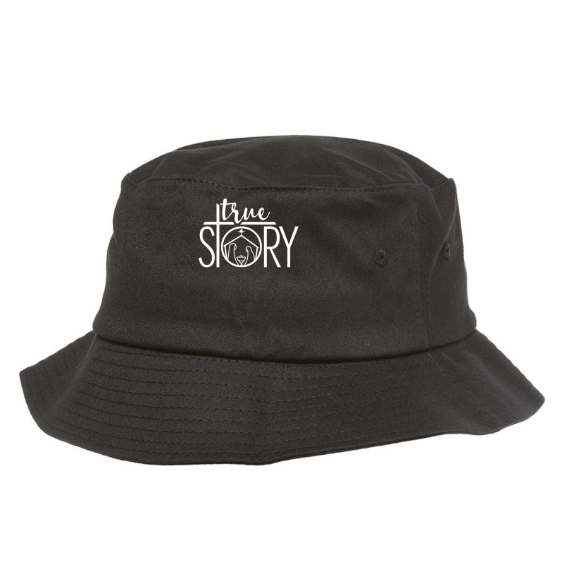 Christian True Story Christmas Nativity Baby Jesus Christian Christmas Bucket Hat by coolquirrell | Artistshot