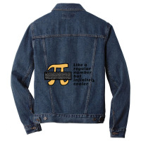 Pi Like A Regular Number But Infinitely Cooler Men Denim Jacket | Artistshot