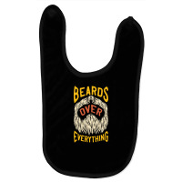 Beard Over Everything Baby Bibs | Artistshot