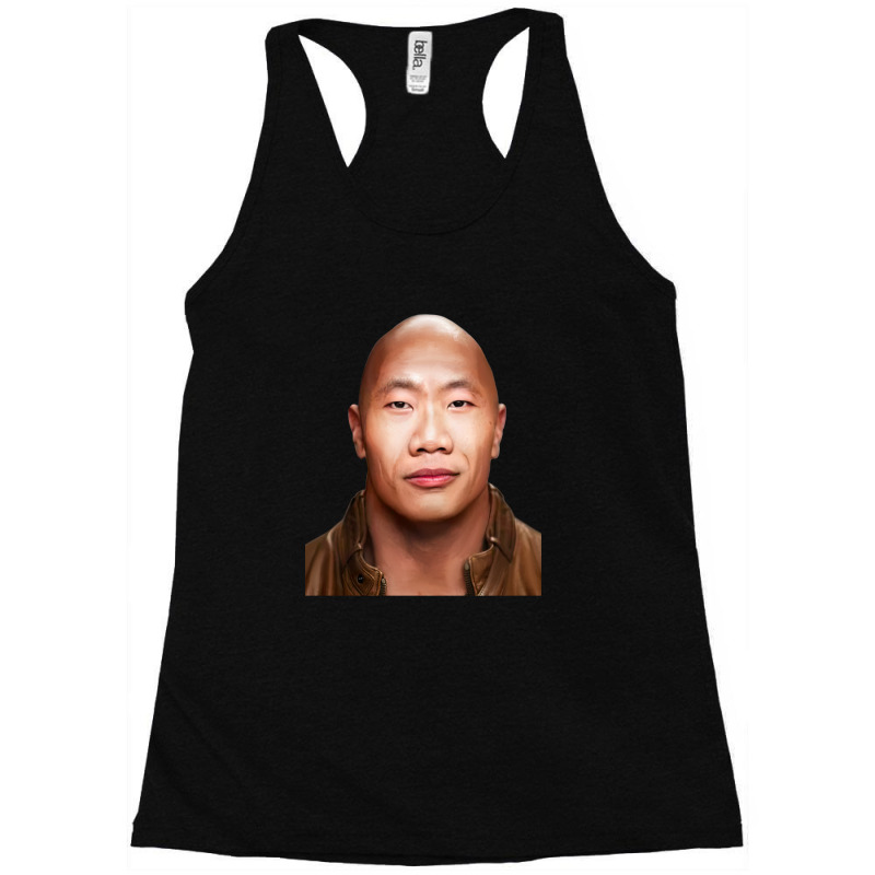 Dwayne The Wok Johnson -the Wock In Chinese Social Credit Points Meme  Racerback Tank by DonaldGutier | Artistshot