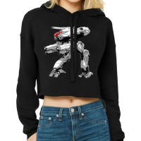 The War Between Military Means In 31st Century Battletech Game Maraude Cropped Hoodie | Artistshot