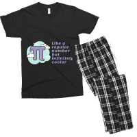 Pi Like A Regular Number But Infinitely Cooler Men's T-shirt Pajama Set | Artistshot