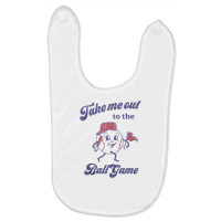 Take Me Out To The Ball Game Baseball Softball Tank Top Baby Bibs | Artistshot