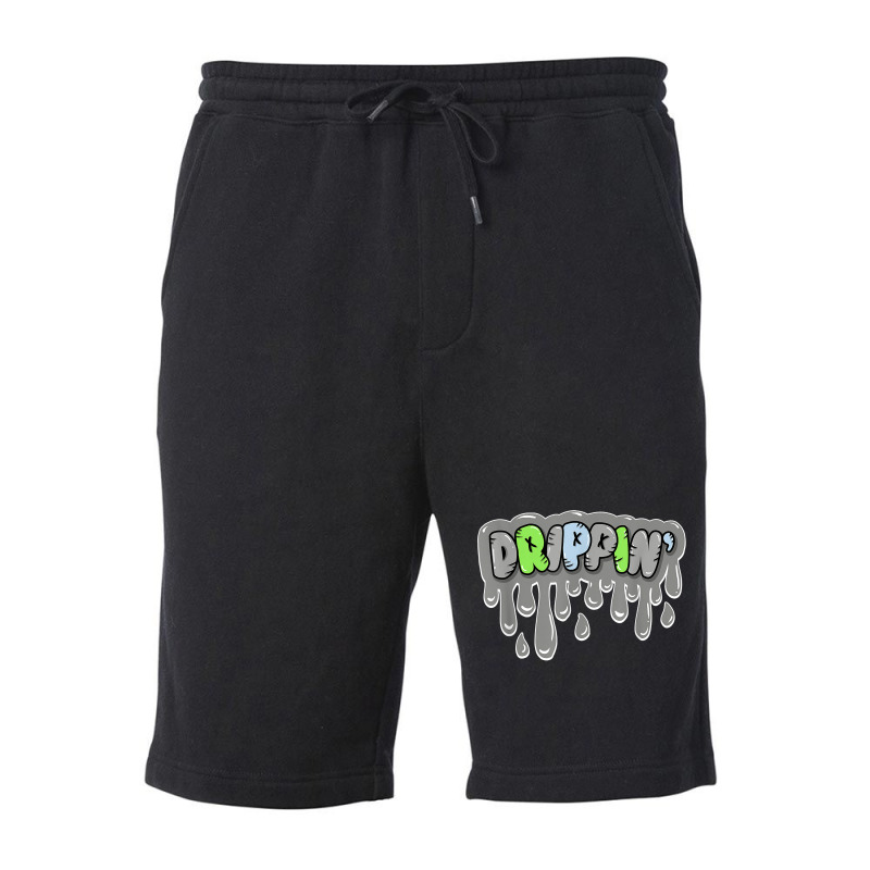 Drippin' Green Bean 5s Matching T Shirt Fleece Short | Artistshot