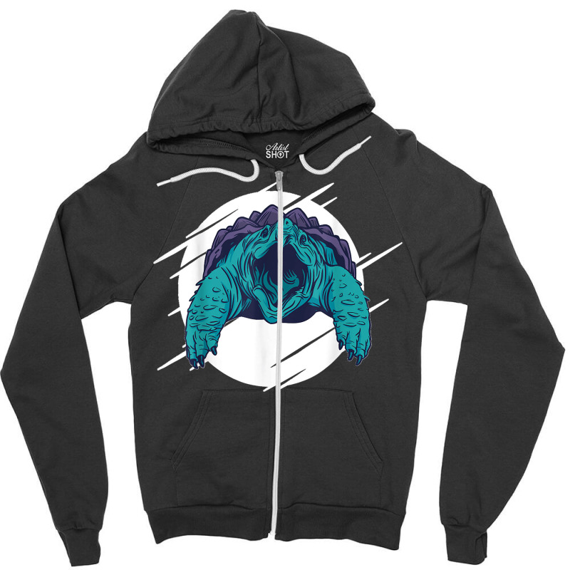 Alligator Snapping Turtle T Zipper Hoodie | Artistshot