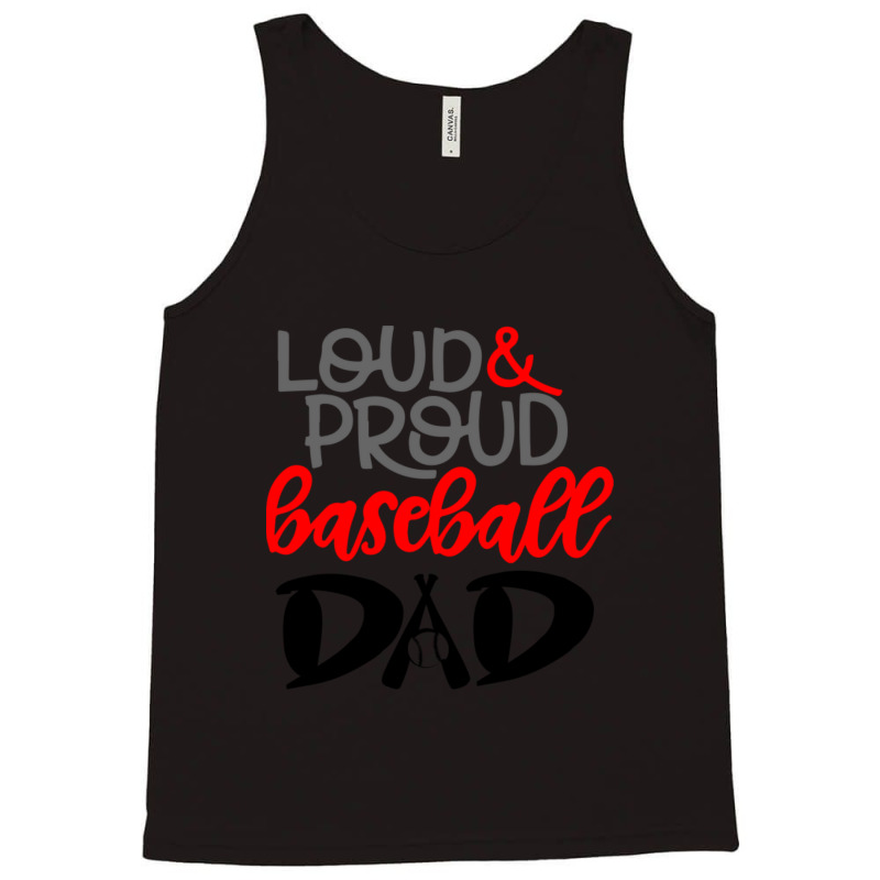 Baseball Dad Tank Top | Artistshot