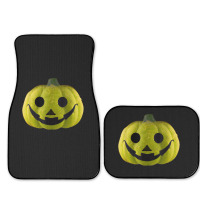 Cute Green Jack O Lantern Halloween Pumpkin Full Set Car Mats | Artistshot